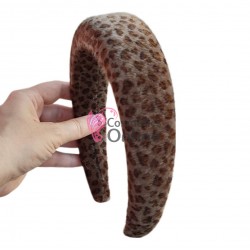 Bentita deosebita pentru par Hand Made BTP060EE - Model animal print